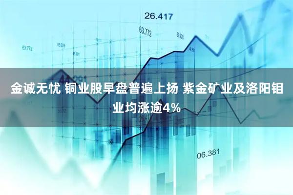 金诚无忧 铜业股早盘普遍上扬 紫金矿业及洛阳钼业均涨逾4%